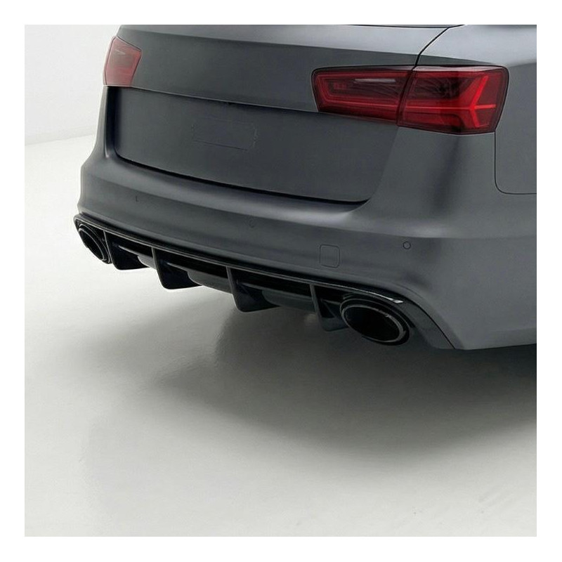 Pièces en carbone Tuning 1471 - Diffusor Carbon passend für AUDI C7 4G RS6 2013-2018