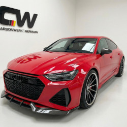Carbonparts Tuning 1479 - Front lip carbon fit for AUDI C8 4K RS6 2019-2024