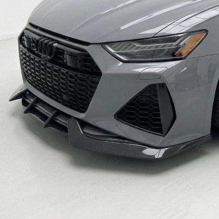 Carbonparts Tuning 1479 - Front lip carbon fit for AUDI C8 4K RS6 2019-2024