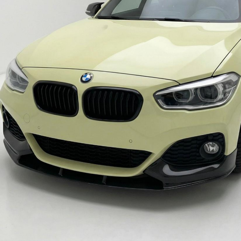 Carbonteile Tuning 1513 - Frontlippe Lippe Schwert V1.1 schwarz glanz passend für BMW 1er F20 F21 LCI