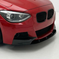 Carbonteile Tuning 2532 - Frontlippe Lippe Schwert Frontspoiler V2 ABS Glanz Schwarz passend für BMW 1er F20 F21 VFL
