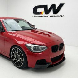 Carbonteile Tuning 2532 - Frontlippe Lippe Schwert Frontspoiler V2 ABS Glanz Schwarz passend für BMW 1er F20 F21 VFL