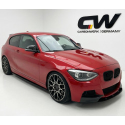 Carbonteile Tuning 2532 - Frontlippe Lippe Schwert Frontspoiler V2 ABS Glanz Schwarz passend für BMW 1er F20 F21 VFL