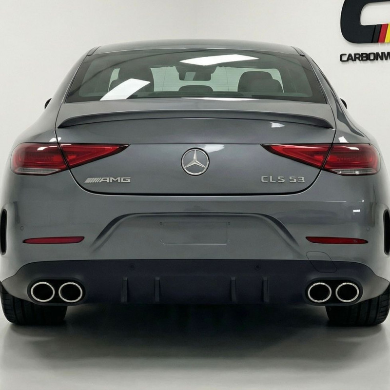 Pièces en carbone Tuning Heckdiffusor Diffusor ABS chrom passend für Mercedes Benz CLS-Klasse C257 mit AMG-Line NICHT CLS53 -...