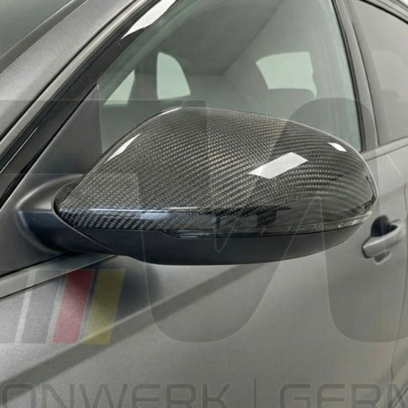 Carbonteile Tuning 1612 - Spiegelkappen Carbon passend für AUDI C7 4G RS6 S6 A6 2013-2018 ohne Lane Assist