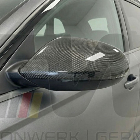 Carbonteile Tuning 1612 - Spiegelkappen Carbon passend für AUDI C7 4G RS6 S6 A6 2013-2018 ohne Lane Assist