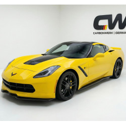 Carbonteile Tuning 1614 - Frontlippe V2 Carbon passend für Corvette C7 + Z06