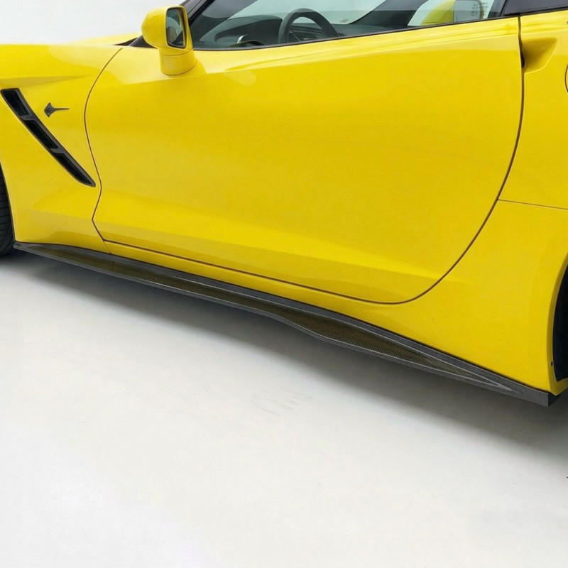 Carbonteile Tuning 1617 - Sideskirt V3 Carbon passend für Corvette C7 + Z06