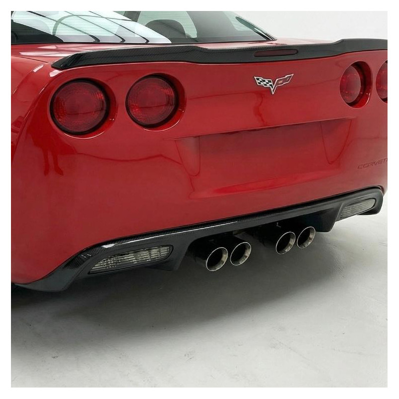 Carbonteile Tuning 1632 - Diffusor Carbon passend für Corvette C6 Z06