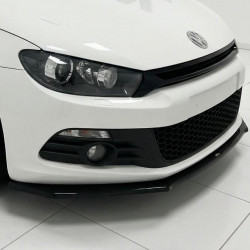Pièces en carbone Tuning 1637 - Frontlippe schwarz glänzend passend für VW Scirocco