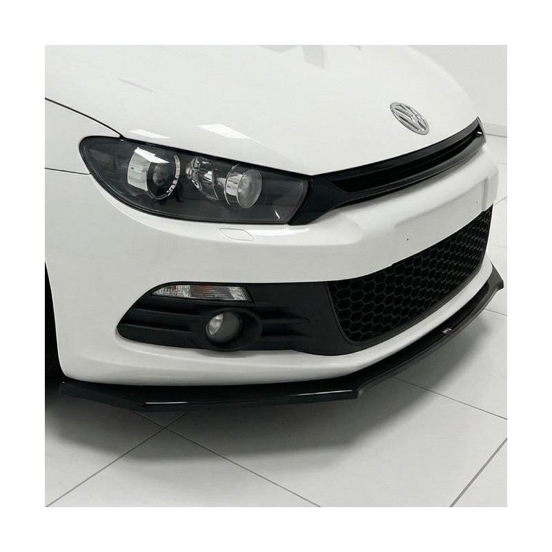 Carbonteile Tuning 1637 - Frontlippe schwarz glänzend passend für VW Scirocco