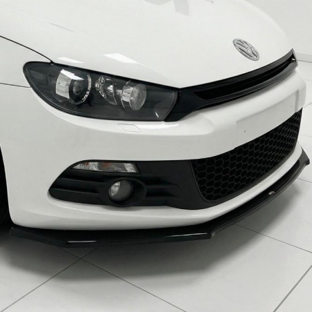 Carbonteile Tuning 1637 - Frontlippe schwarz glänzend passend für VW Scirocco