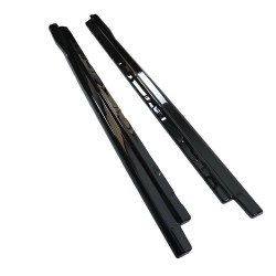 Pièces en carbone Tuning Sideskirts Seitenschweller Ansätze ABS schwarz glänzend passend für Volkswagen Tayron Standard/R-Lin...