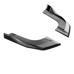 Carbonparts Tuning Diffusor Heckdiffusor Heck Ansatz 3-tlg. ABS Glanz Schwarz passend für Volkswagen Tayron Standard/R-Line M...