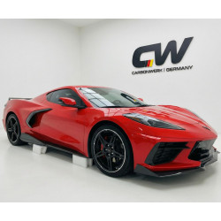 Carbonteile Tuning 1667 - Sideskirt Seitenschweller Ansatz Carbon passend für Corvette C8