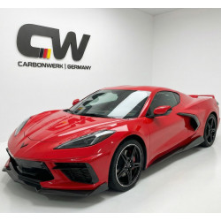 Carbonteile Tuning 1668 - Frontlippe Lippe Spoiler Schwert Performance Carbon passend für Chevrolet Corvette C8