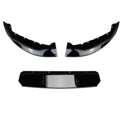 Carbonteile Tuning Frontlippe Lippe Schwert Frontspoiler ABS Glanz Schwarz passend für BMW 5er G30 Limousine G31 Touring LCI ...