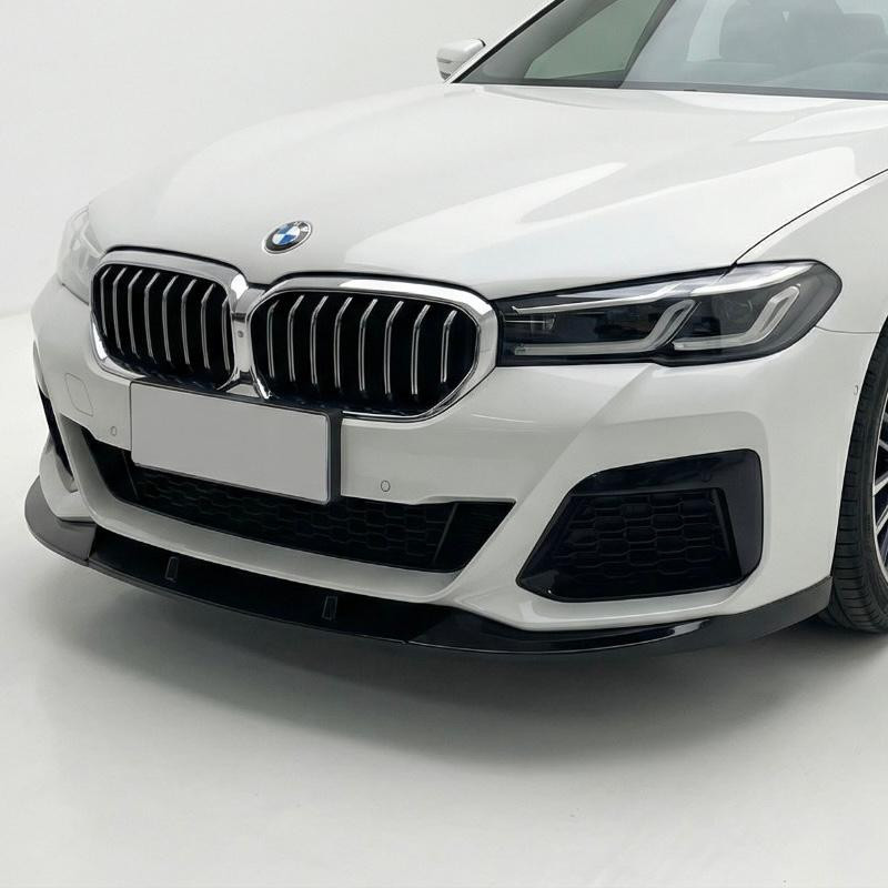 Carbonteile Tuning Frontlippe Lippe Schwert Frontspoiler ABS Glanz Schwarz passend für BMW 5er G30 Limousine G31 Touring LCI ...