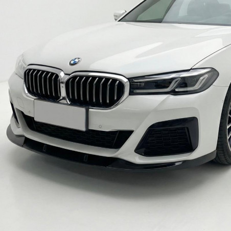 Carbonteile Tuning Frontlippe Lippe Schwert Frontspoiler ABS Glanz Schwarz passend für BMW 5er G30 Limousine G31 Touring LCI ...
