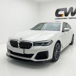 Carbonteile Tuning Frontlippe Lippe Schwert Frontspoiler ABS Glanz Schwarz passend für BMW 5er G30 Limousine G31 Touring LCI ...