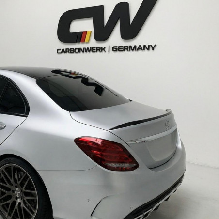 Pièces en carbone Tuning 1737 - Heckspoiler Spoiler Lippe Carbon Performance passend für Mercedes-Benz C-Klasse W205 + C63 + ...