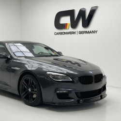 Carbonteile Tuning 1698 - Frontlippe Spoiler Schwert V3 Carbon passend für BMW 6er F06 F12 F13 mit MPaket