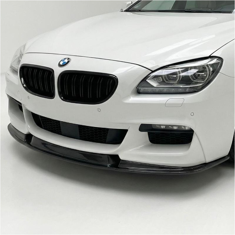 Carbonteile Tuning 1698 - Frontlippe Spoiler Schwert V3 Carbon passend für BMW 6er F06 F12 F13 mit MPaket