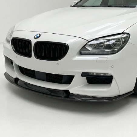 Carbonteile Tuning 1698 - Frontlippe Spoiler Schwert V3 Carbon passend für BMW 6er F06 F12 F13 mit MPaket
