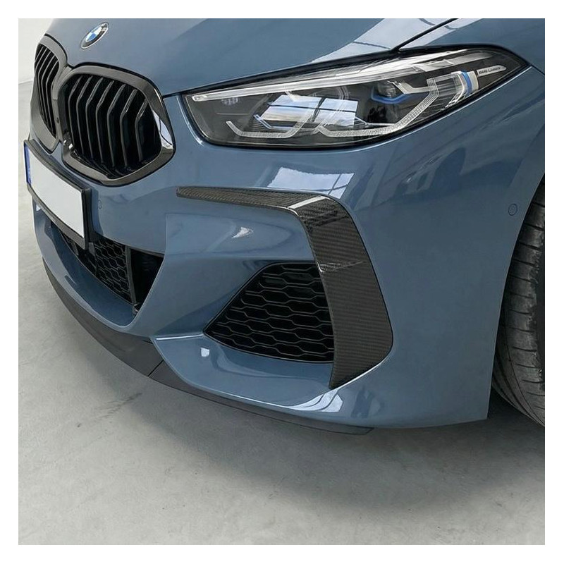 Carbonparts Tuning 1705 - Canards Splitter Flaps Carbon fits BMW 8 Series M850i G14 G15 G16 with MPaket