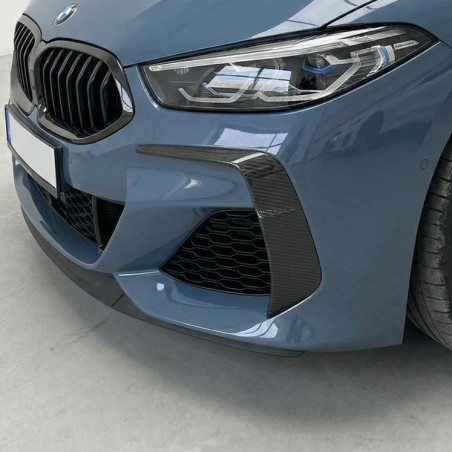 Carbonparts Tuning 1705 - Canards Splitter Flaps Carbon fits BMW 8 Series M850i G14 G15 G16 with MPaket