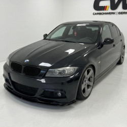 Carbonteile Tuning 1690 - Frontlippe Spoiler Schwert ABS schwarz glänzend passend für BMW 3er E90 E91 LCI Facelift