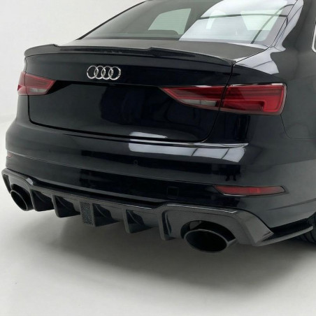 Carbonteile Tuning 1699 - Diffusor Diffuser Heck Stoßstange Carbon passend für AUDI RS3 8V Sedan Limousine