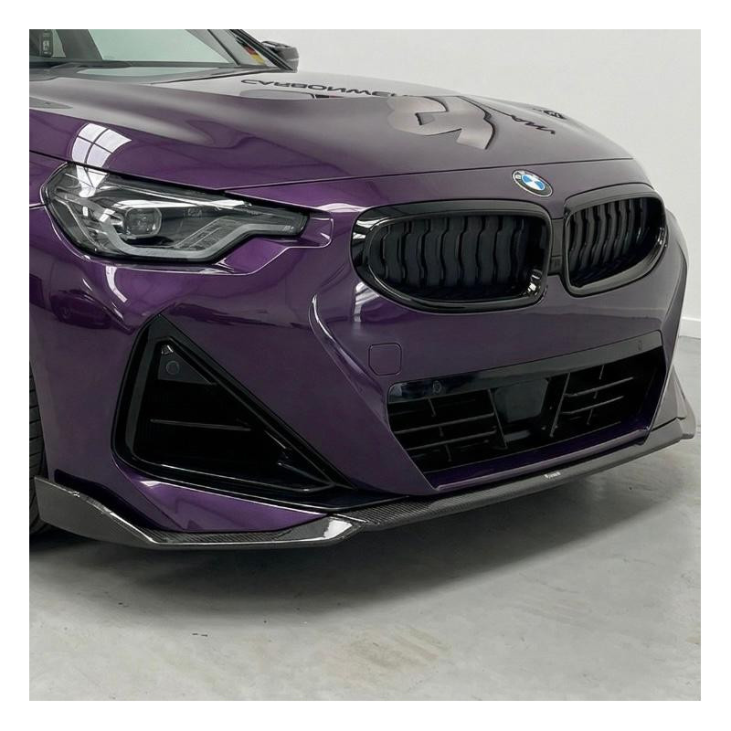 Carbonteile Tuning 1745 - Frontlippe Spoiler Schwert Vollcarbon Performance passend für BMW 2er G42 + M240i