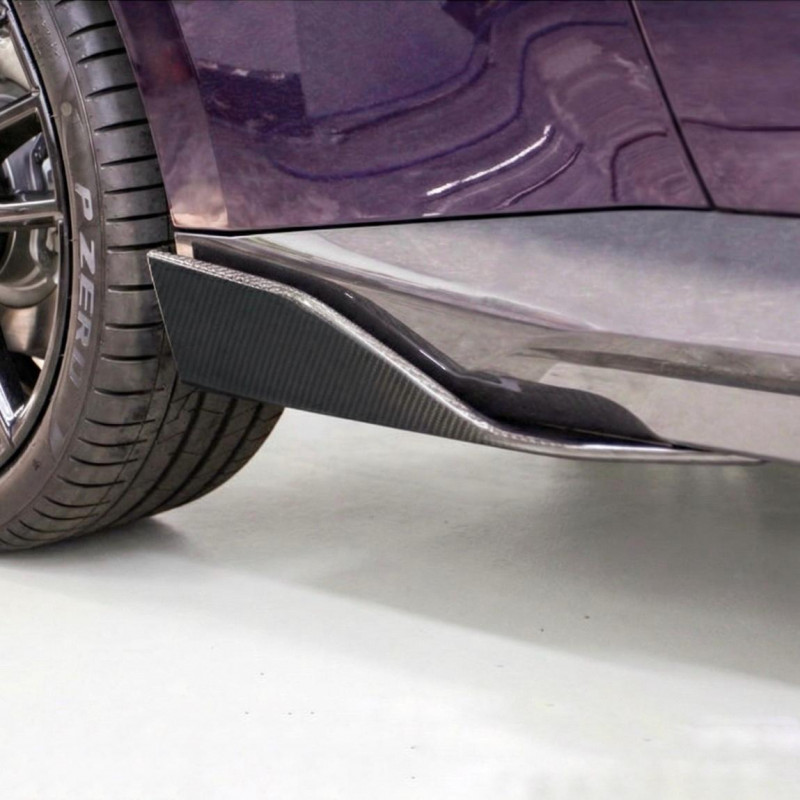 Carbonteile Tuning 1747 - Sideskirt Seitenschweller Ansatz Vollcarbon Perfromance passend für BMW 2er G42 + M240i
