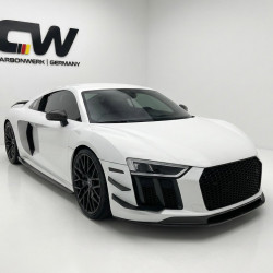 Carbonteile Tuning 1754 - Frontlippe V Vollcarbon passend für AUDI R8 Typ 4S bis 2018