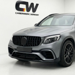 Carbonparts Tuning Kühlergrill Grill Panamericana GT schwarz glanz passend für Mercedes Benz GLC-Klasse C253 X253 - 4174