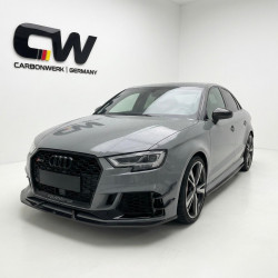 Carbonteile Tuning 1703 - Frontsplitter Canards Flaps Carbon passend für AUDI RS3 8V