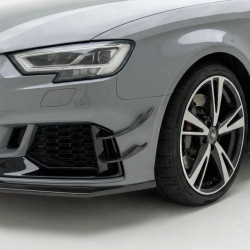 Carbonparts Tuning 1703 - Front Splitter Canards Flaps Carbon fits AUDI RS3 8V