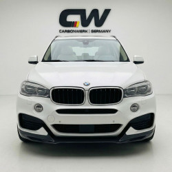 Carbonteile Tuning 1766 - Frontlippe Spoiler Schwert Performance schwarz glänzend passend für BMW X6 F16
