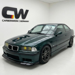 Carbonteile Tuning 1730 - Frontlippe Spoiler Schwert Fatlip schwarz glänzend passend für BMW 3er E36 + M3