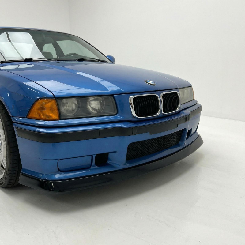 Carbonteile Tuning 1730 - Frontlippe Spoiler Schwert Fatlip schwarz glänzend passend für BMW 3er E36 + M3