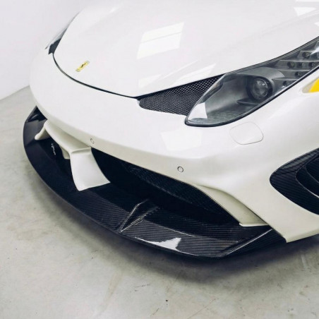 Pièces en carbone Tuning 1795 - Frontlippe Spoiler Schwert Carbon passend für Ferrari 458 Speciale 2009-2015
