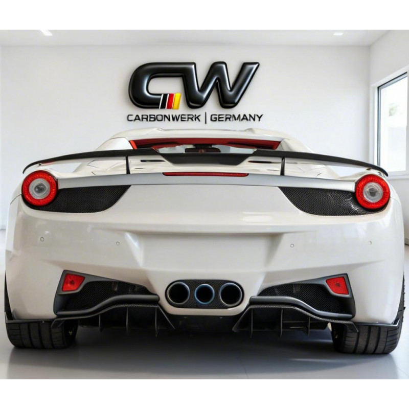 Carbonteile Tuning 1796 - Heckdiffusor Diffusor Diffuser Carbon passend für Ferrari 458 Speciale 2009-2015