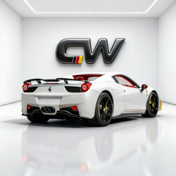 Carbonteile Tuning 1797 - Heckflügel Heckspoiler Spoiler Carbon passend für Ferrari 458 Italia 2009-2015