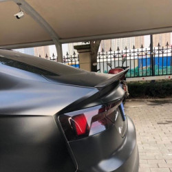 Pièces en carbone Tuning 1821 - Heckspoiler Spoiler Lippe Highkick Carbon passend für AUDI A5 B9 F5 Coupe