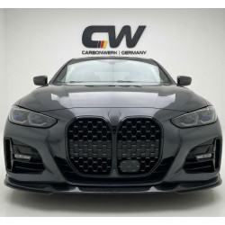 Carbonparts Tuning 1830 - Frontlippe Spoiler Schwert V Carbon passend für BMW 4er G22 G23 mit MPaket
