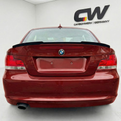 Carbonteile Tuning 1837 - Heckspoiler Spoiler Lippe ABS schwarz glänzend Highkick passend für BMW 1er E82 + 1er M