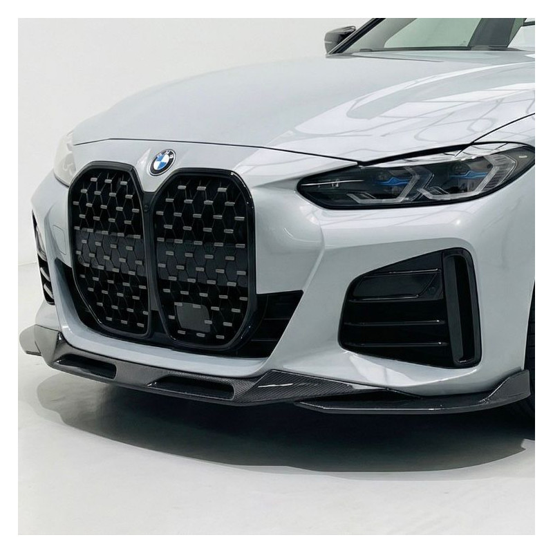 Carbonteile Tuning 1854 - Frontlippe Spoiler Schwert Carbonwerk-Germany Vollcarbon passend für BMW 4er G26