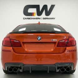 Pièces en carbone Tuning 1867 - Heckspoiler Highkick Vollcarbon passend für BMW 5er F10 + M5
