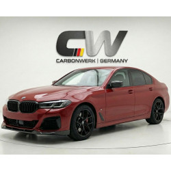 Carbonteile Tuning 1870 - Frontlippe Spoiler Schwert Performance Vollcarbon passend für BMW 5er G30 G31 LCI mit MPaket